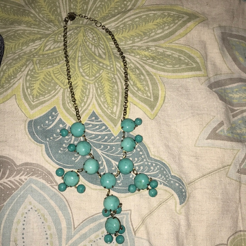 Turquoise and gold necklace